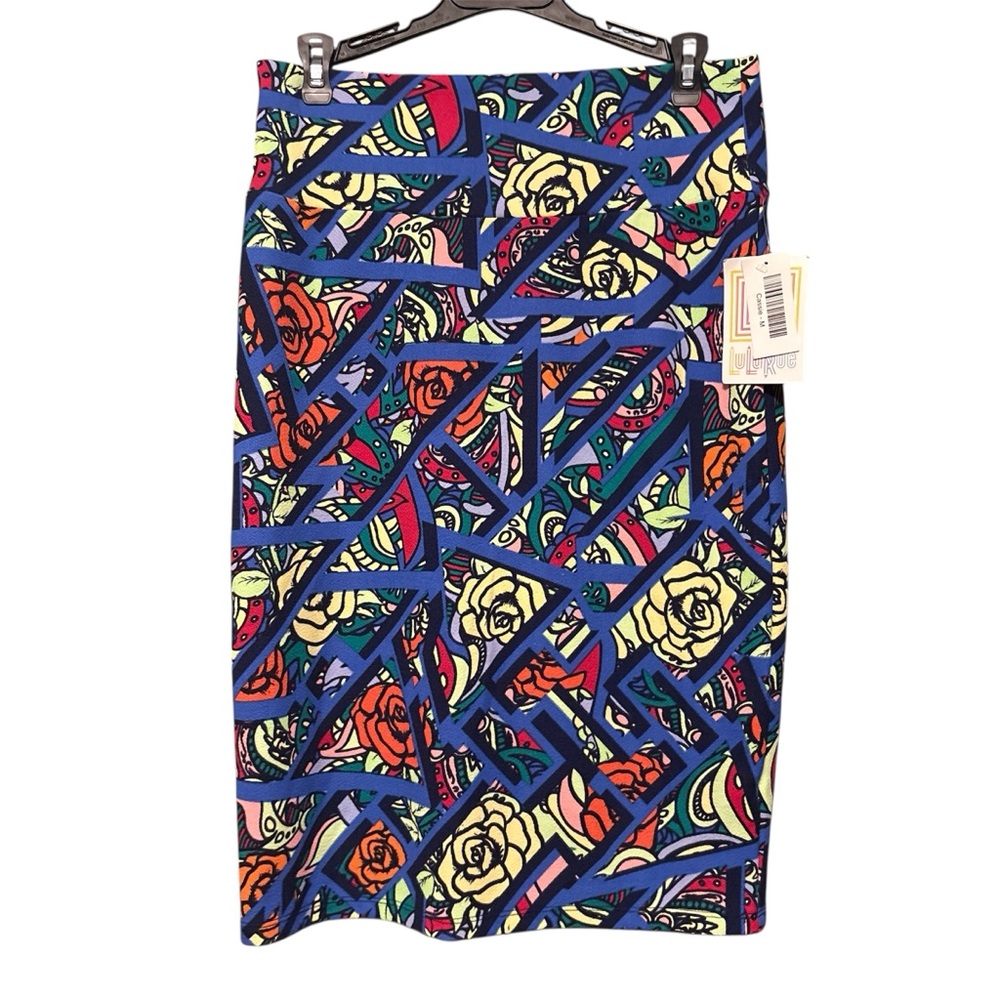 Geometric Floral “Cassie” Skirt